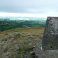 Titterstone Clee Hill summit trig point