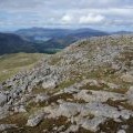 The top of Glaramara and the view north