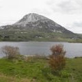 Errigal Mountain viewed across Dunlewy Lough