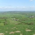 View looking East from Glastonbury Tor