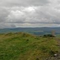 Hill fort and trig point on Tap o' Noth