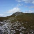 Approaching the summit of Carn a'Chlamhain ('hill of the kite or buzzard')