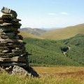 Cairn on Hopetoun Craig