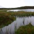 Flow end of lochan north of Binnean  nan Gobhar