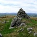 Summit cairn at Garn Prys