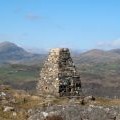 Summit of Moel-y-Gest with trig point