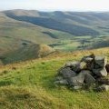 Moffat Dale from the cairn on Saddle Yoke