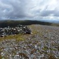 Walkers' shelter on Aonach Shasuinn