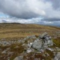 Subsidiary cairn south of the main summit