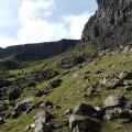 Steep slopes below The Storr