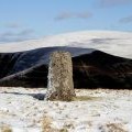 The triangulation pillar on Garelet Hill