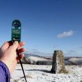 At the summit of Garelet Hill