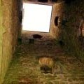 Glastonbury Tor: Vertical view inside these Ruins