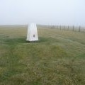 The summit trig on Stow Hill, Shropshire