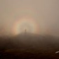 Brocken Spectre from the summit of Meall an Fhudair