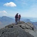 Leaving the summit - Sgùrr nan Gillean