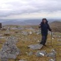 Trig point on Beinn a' Chaisgein Beag