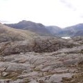 Rocky ridge of Creag-mheall Mor