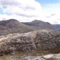 Rocky crag east of Creag-mheall Mor