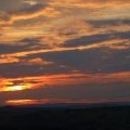 Sunset over the Roman Wall at Winshield Crags