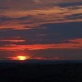 Sunset over the Roman Wall at Winshield Crags (2)