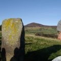 View from the Rhynie Stone to Tap o Noth