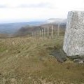 Earl's Seat trig point S1622 towards Allanrowie