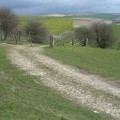 Bridleway below East hill, Newtimber