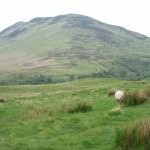 Path snaking its way up Conic Hill