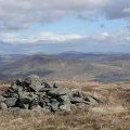 Cairn on Meall Uaine.