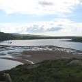 Davaar Island view of Campbeltown Loch and the Dhorlin.