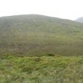 View across the Pen Bwlch Llandrillo col to the main Berwyn ridge