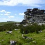 Granite outcrop on Leeden Tor