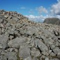 Summit cairn on Kirk Fell