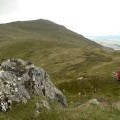 Rocky outcrop on Meall an Daimh