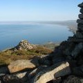 The summit cairns of Mynydd y Gwaith