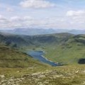 View west from Creag an Fheadain