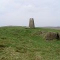 Trig point at Duncolm summit