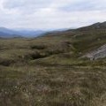 Approaching Leac nan Cisteachan - Carn Doire nan Aighean Bealach