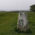 Trig Point on Bourne Hill, above Eastbourne, East Sussex