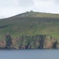 Military radar installation on Saxa Vord