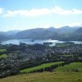 View over Keswick and Derwentwater