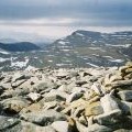 Cona Mheall looking towards Meall nan Ceapraichean