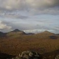 View from Meall an Fhudair 764m/2508ft- classification corbett