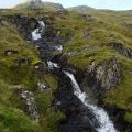 Waterfall  on  Meall an Fhudair-764m/2508ft- classification corbett