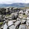 Summit cairn on Meall an Fhudair