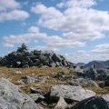 Summit cairn of Beinn a Chaisgein Mor