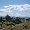 Summit cairn of Beinn a Chaisgein Mor