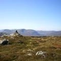 Meall nam Maigheach summit