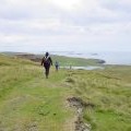 Leaving the Ward of Clett, Whalsay  to walk ENE